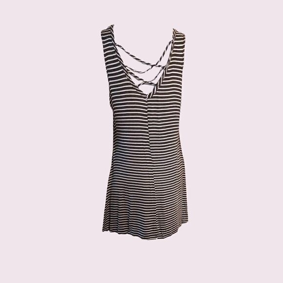 Olivia Rae Striped Sun Dress Mini - Picture 4 of 4